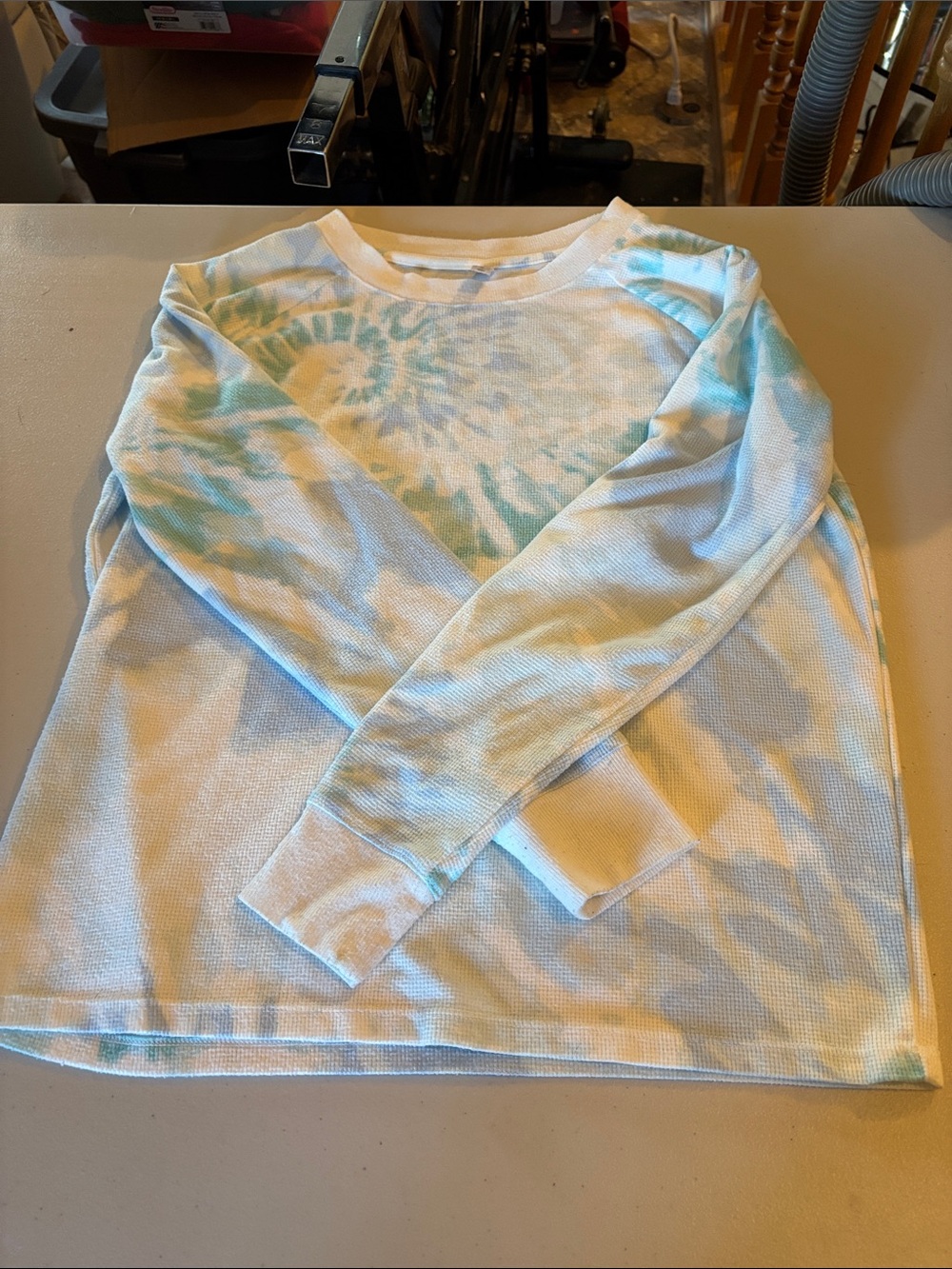 SO intimates, juniors sleep wear set, tie dye blue/green, Small
